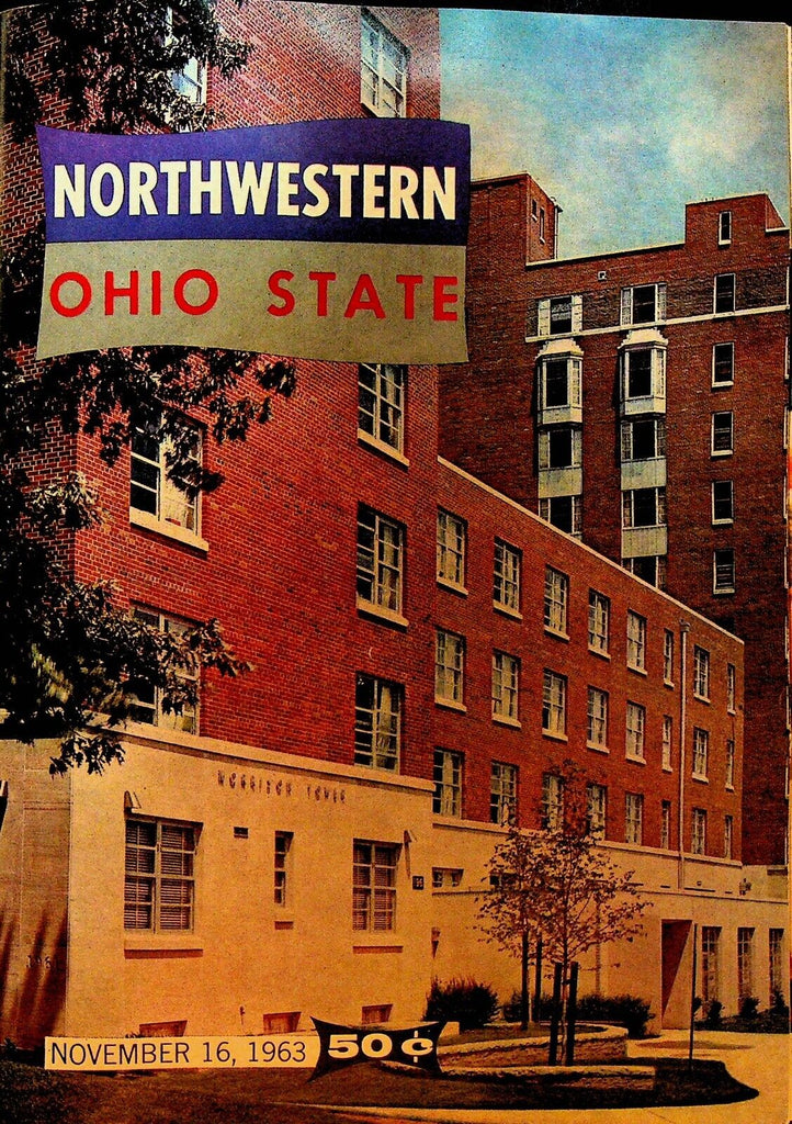 Northwestern Wildcats at Ohio State Buckeyes Football Program 1963 Paul Warfield