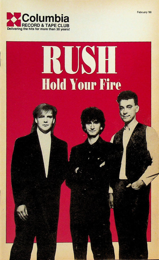 Columbia Record & Tape Club Catalog February 1988 Rush Hold Your Fire0