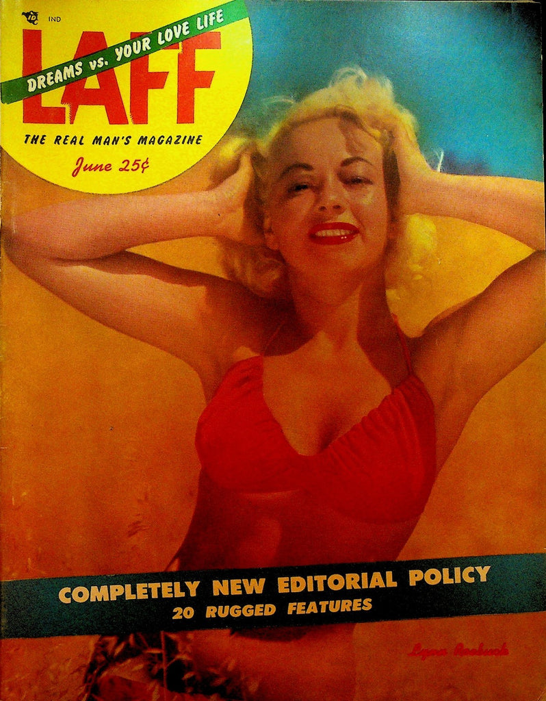 Laff Magazine June 1953 Lynn Roebuck Gene Krupa Jazz Marilyn Monroe0