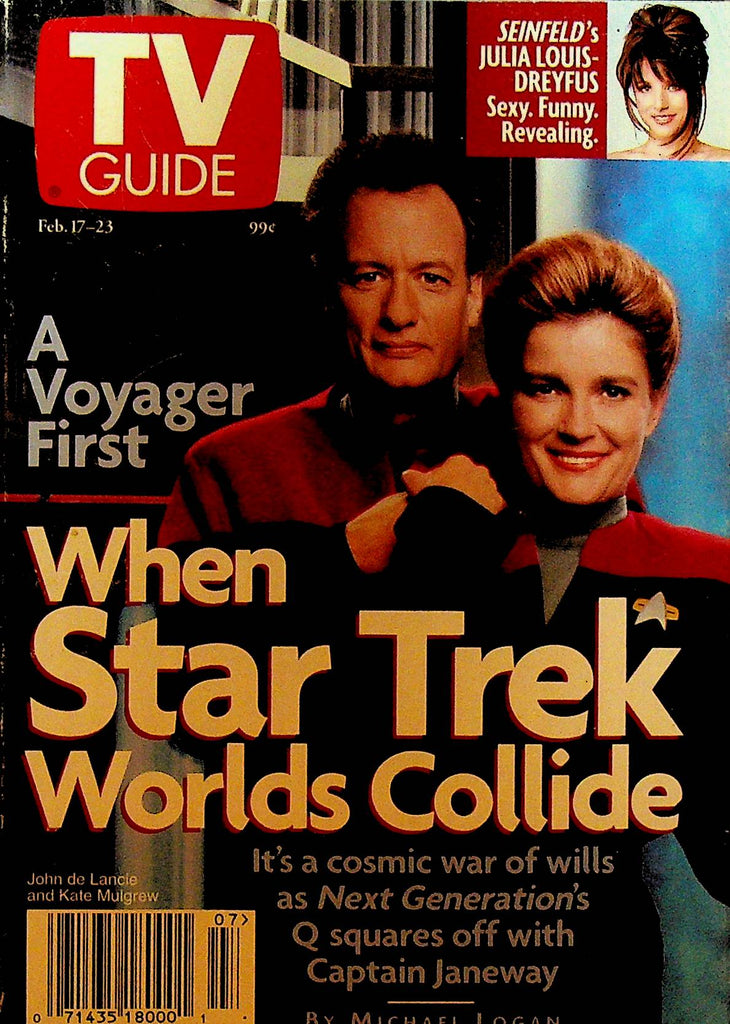 TV Guide February 17 1996 Star Trek TNG