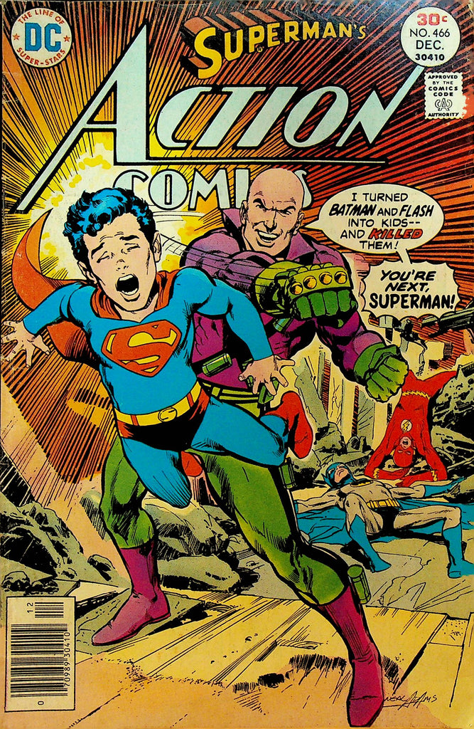 Action Comics 466 Superman v Luthor
