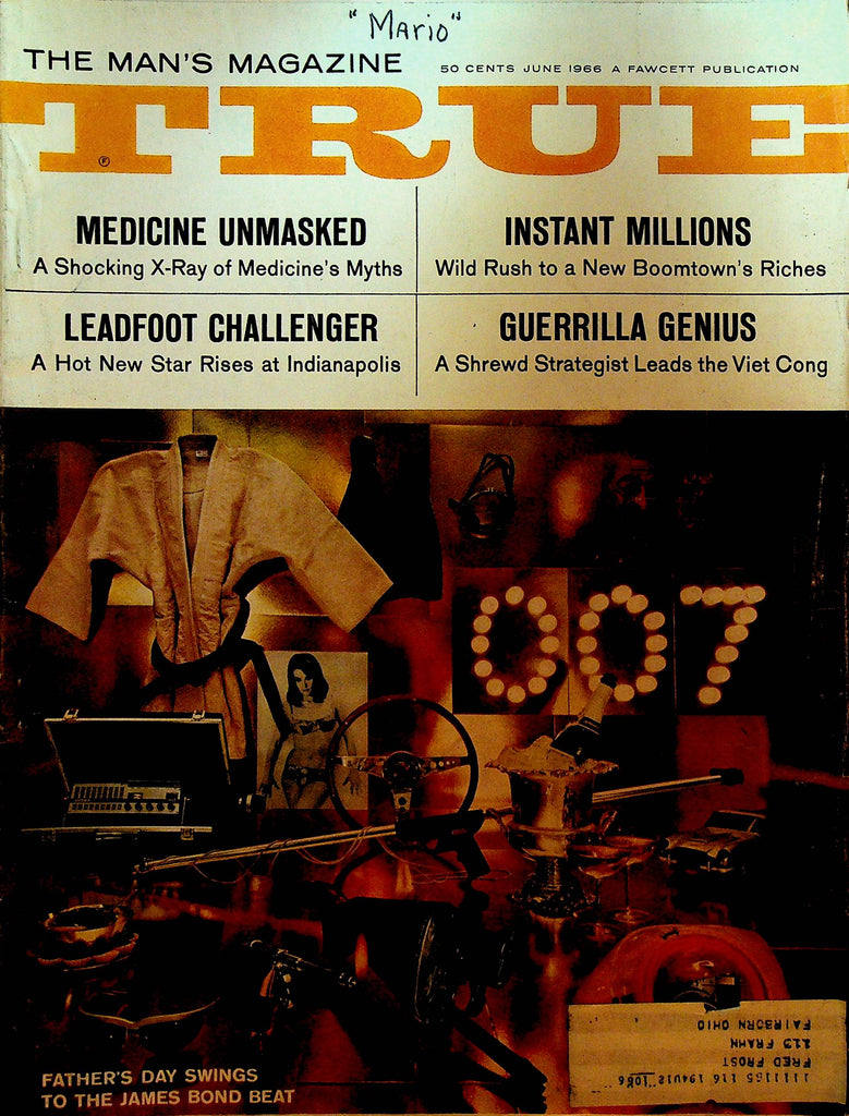 True Magazine June 1966 Jaems Bond
