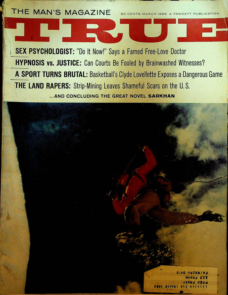 True Magazine March 1966 Clyde Lovellette