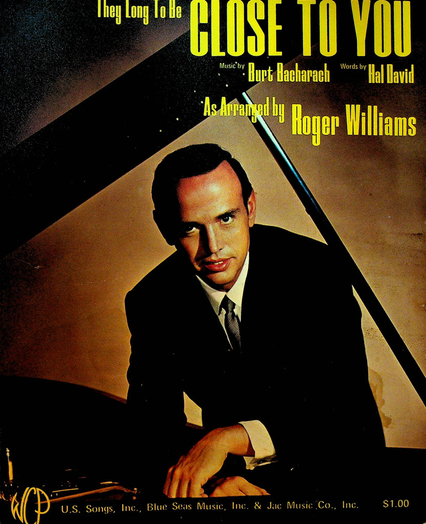 They Long to Be Close to You Sheet Music