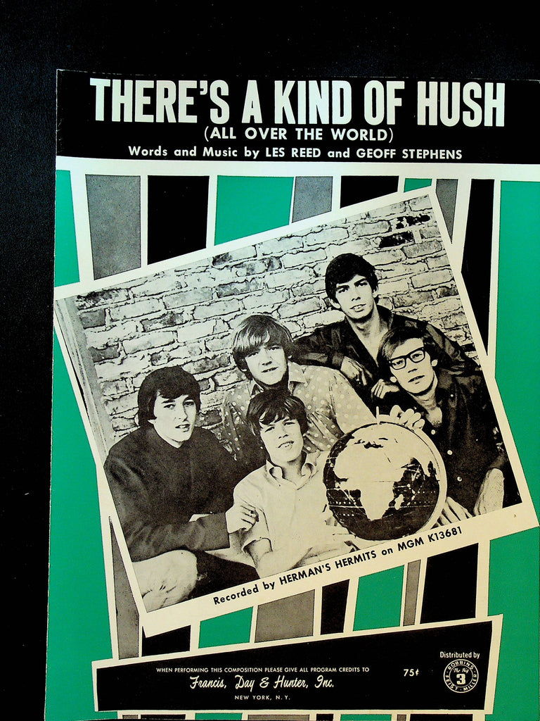There's A Kind of Hush All Over the World Sheet Music Herman's Hermits