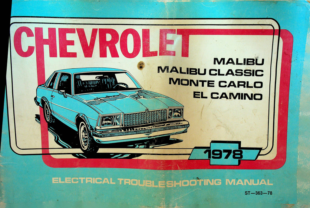 Chevrolet Electrical Troubleshooting Manual 1978