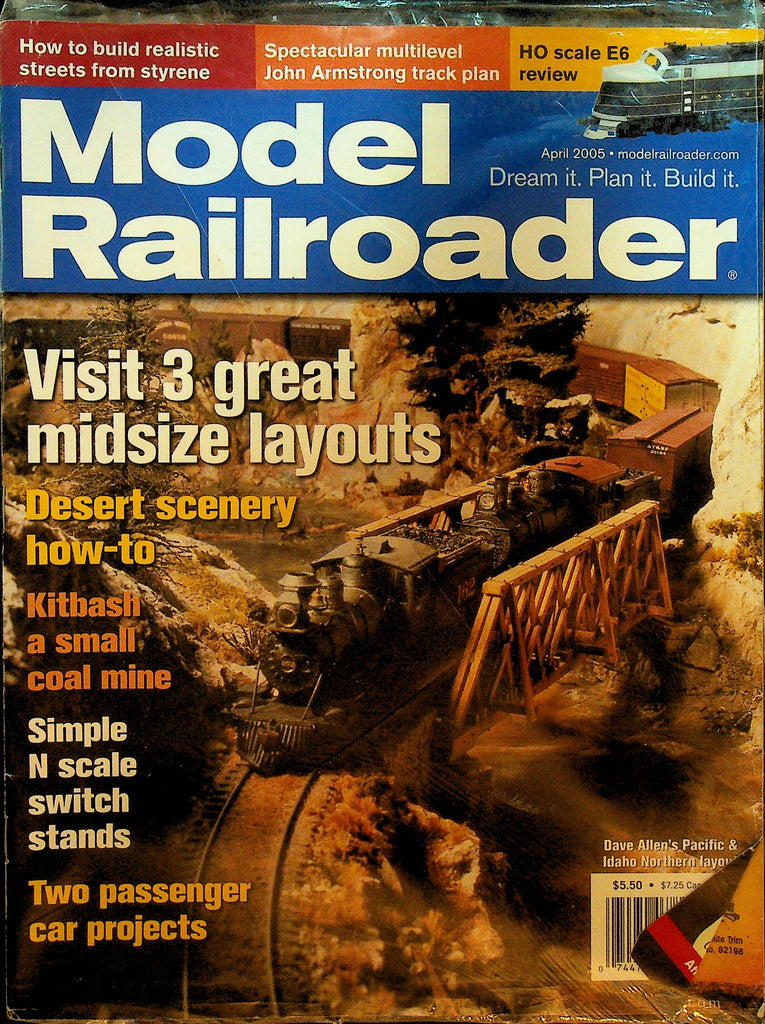 Model Railroader Magazine April 2005