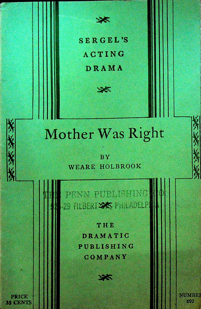 Mother Was Right by Weare Holbrook