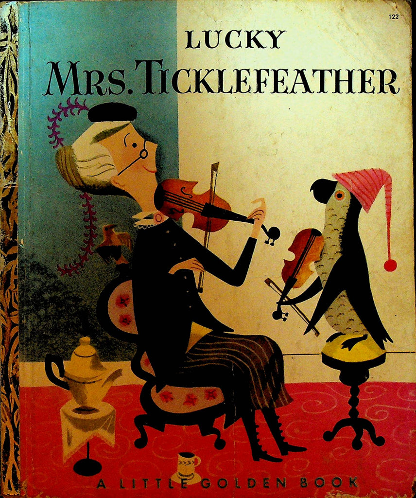 Lucky Mrs Ticklefeather Little Golden Book