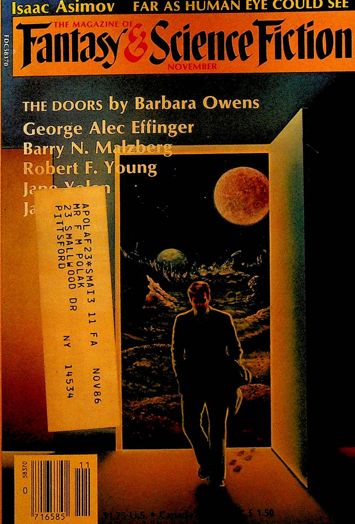 Magazine of Fantasy & Science Fiction November 1984
