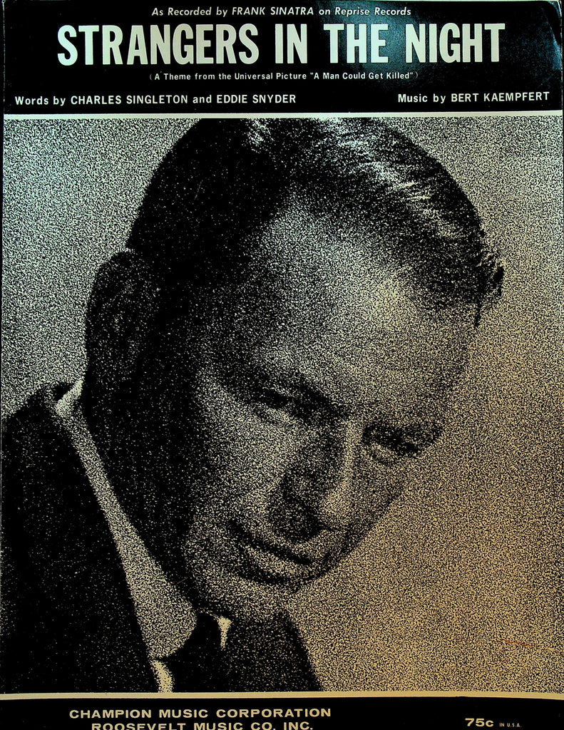 Strangers in the Night Sheet Music Frank Sinatra