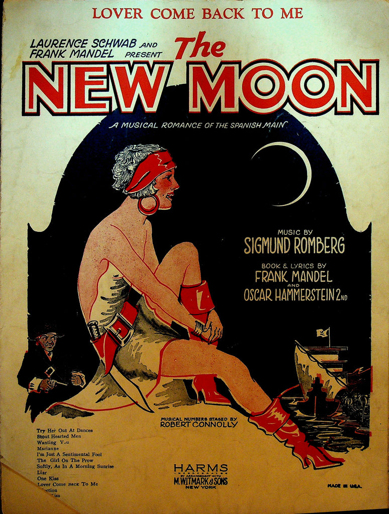 Lover Come Back to Me Sheet Music From the New Moon