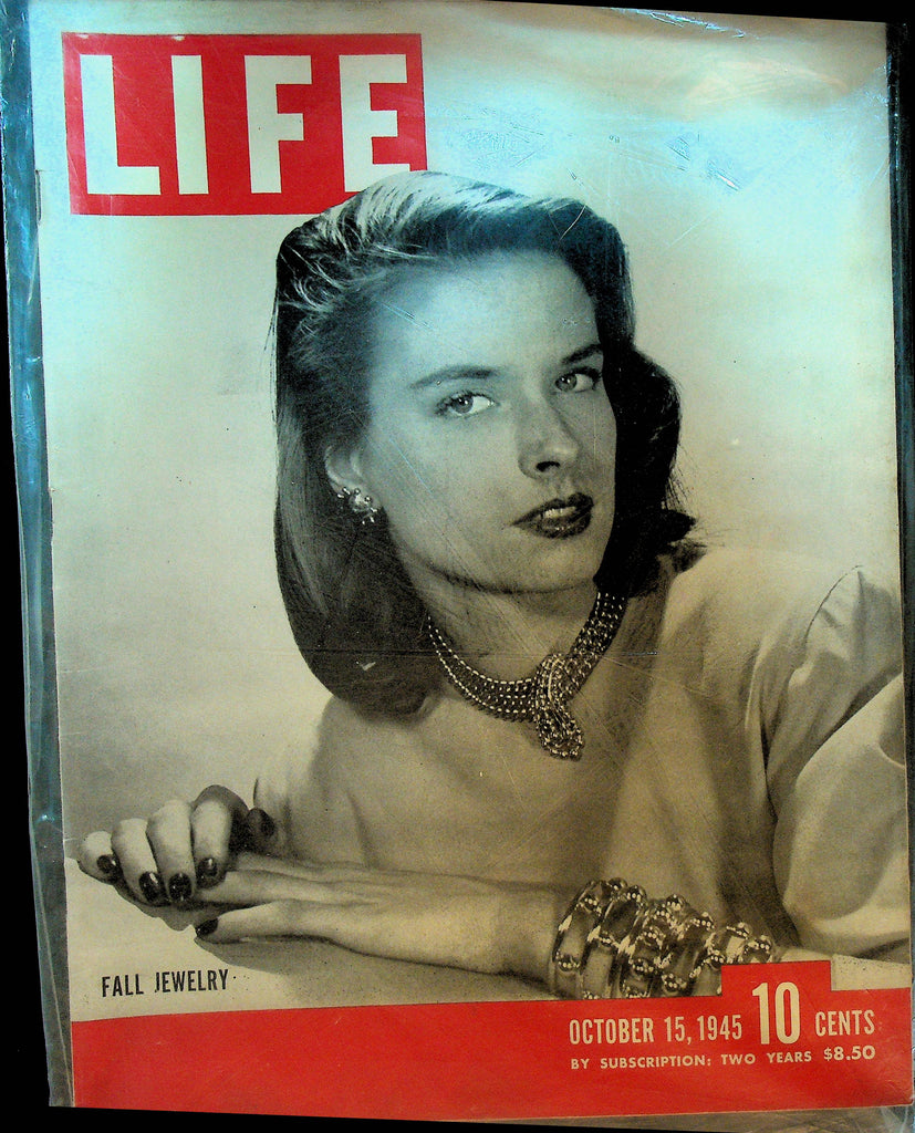 Life Magazine October 15 1945 Fall Jewelry