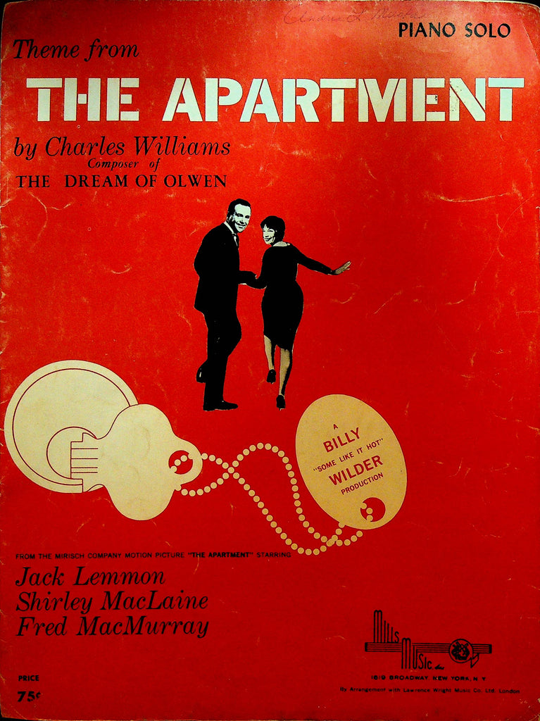 Theme from the Apartment Sheet Music
