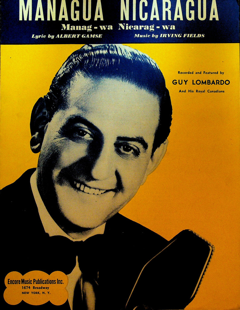 Managua Nicaragua Sheet Music