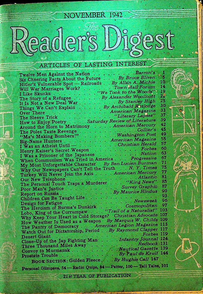 Reader's Digest November 1942