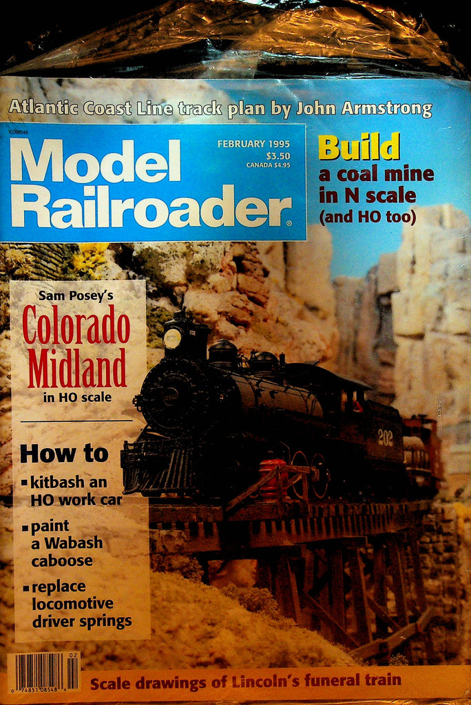 Model Railroader Magazine February 1995