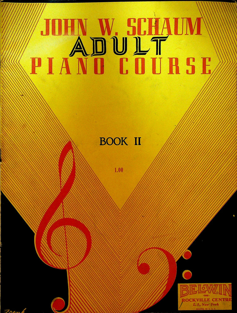 John W Schaum Adult Piano Course Book II