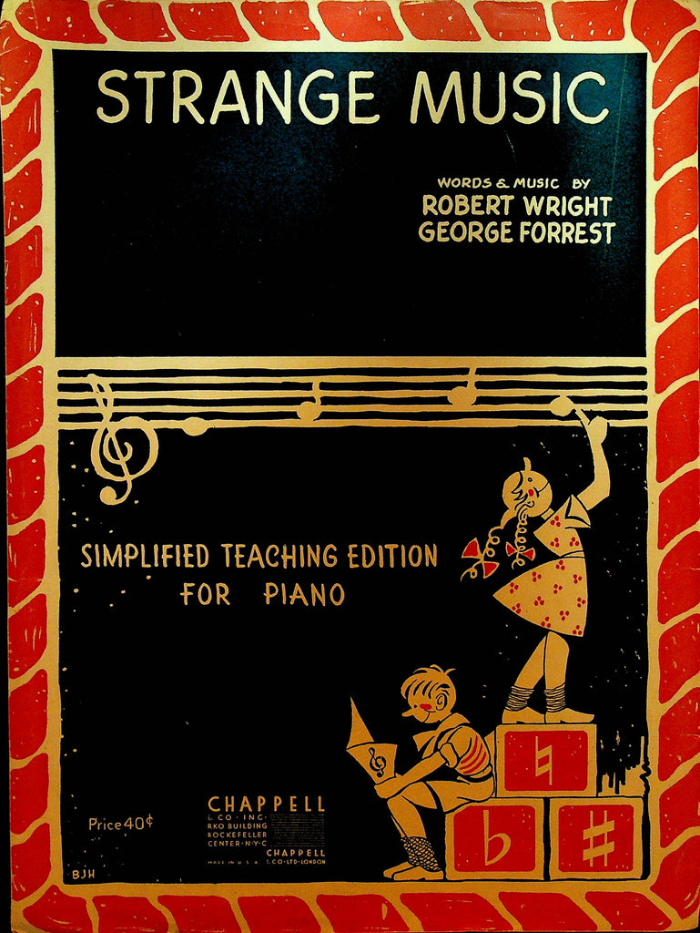 Strange Music Simplified Teaching Edition for Piano Sheet Music