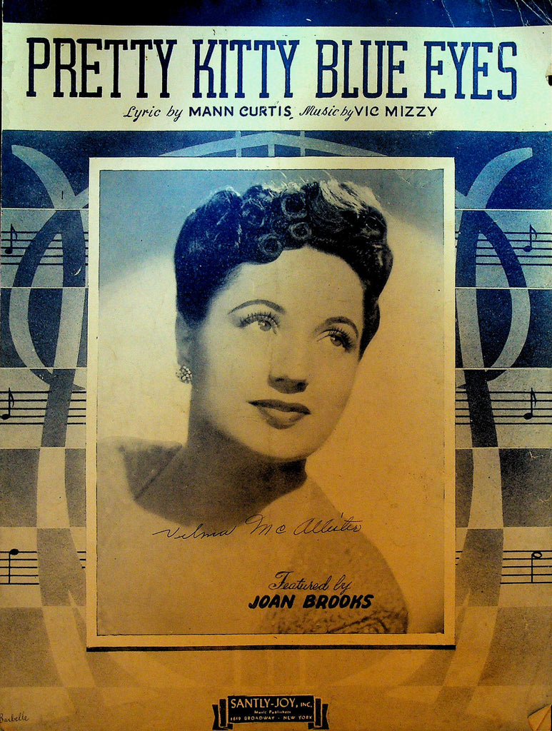 Pretty Kitty Blue Eyes Sheet Music