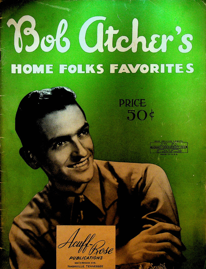 Bob Atcher's Home Folks Favorites Songbook