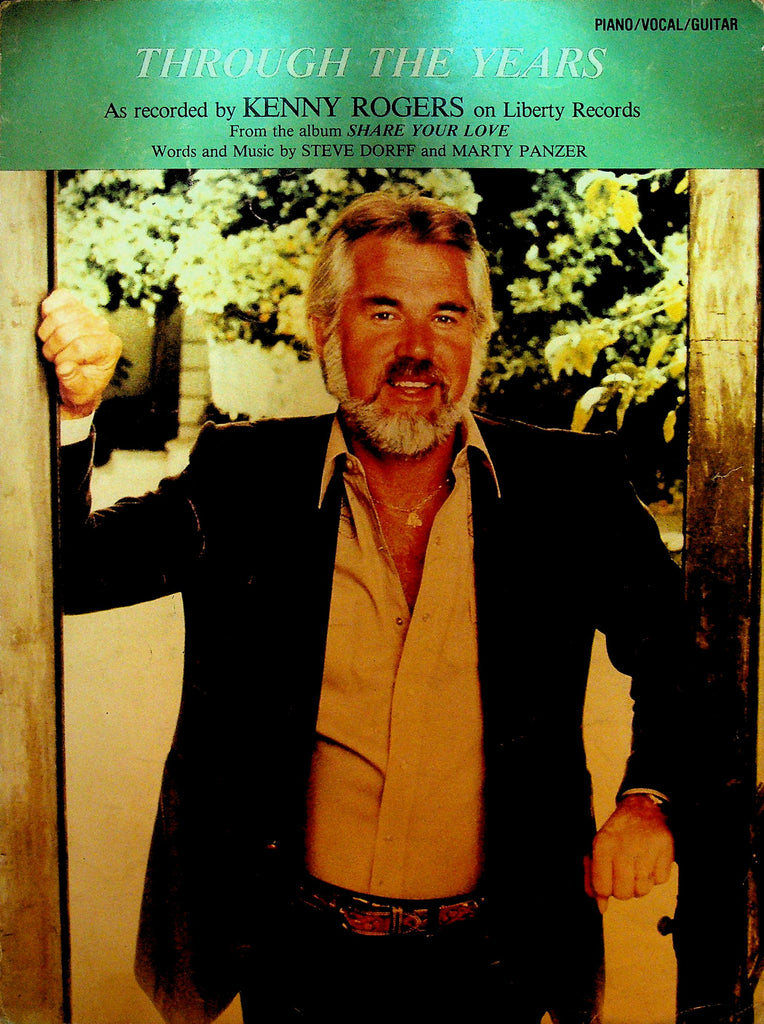 Through the Years Sheet Music Kenny Rogers