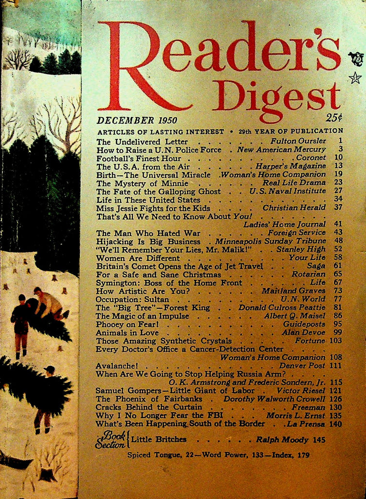 Reader's Digest December 1950