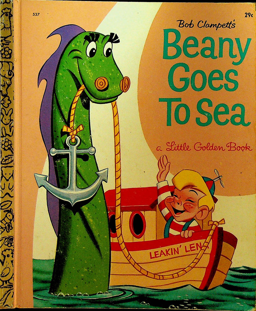 Beany Goes to Sea Little Golden Book Beany & Cecil