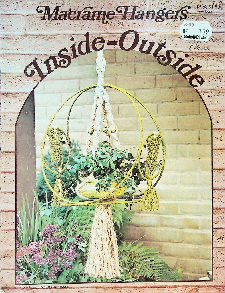 Macrame Hangers Inside Outside