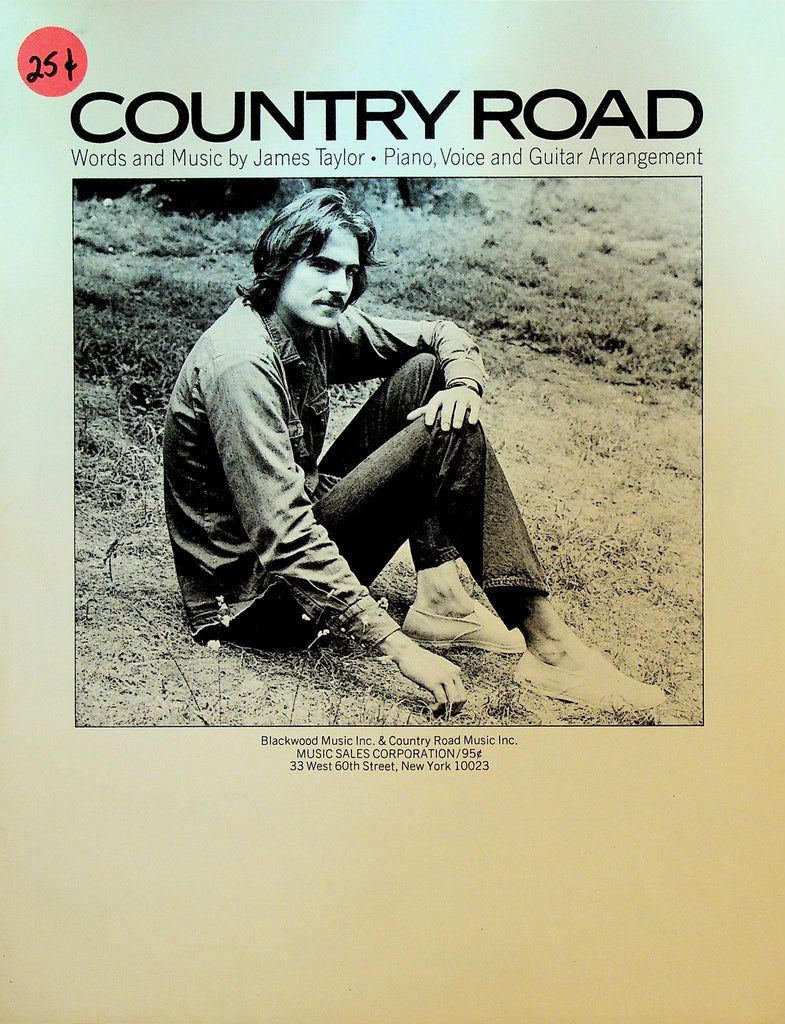 Country Road Sheet Music James Taylor