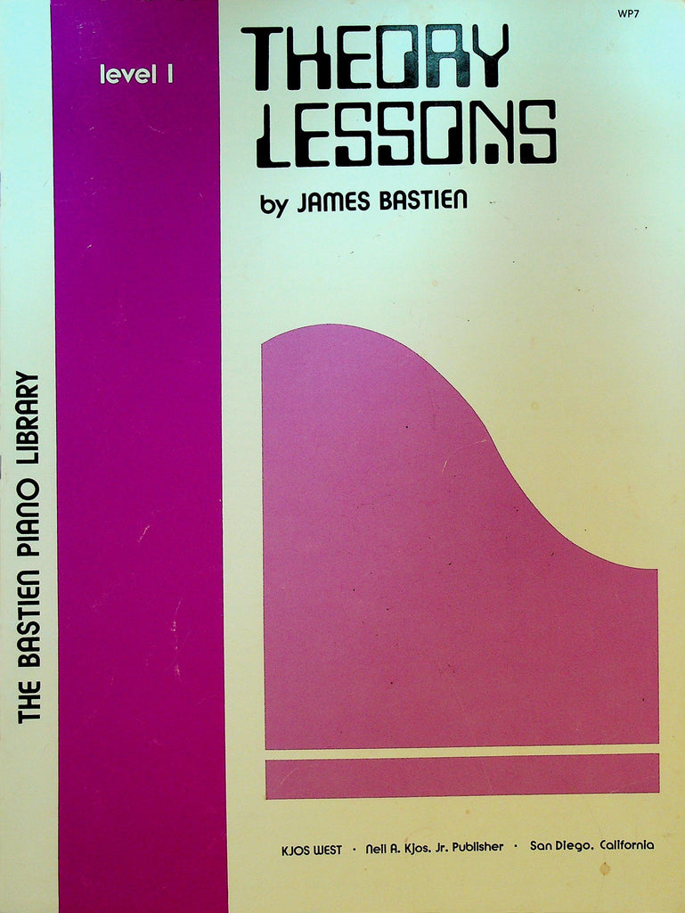 Theory Lessons by James Bastien Level 1 Songbook