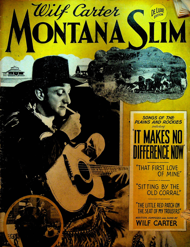 Wilf Carter Montana Slim Songs of the Plains and Rockies Songbook