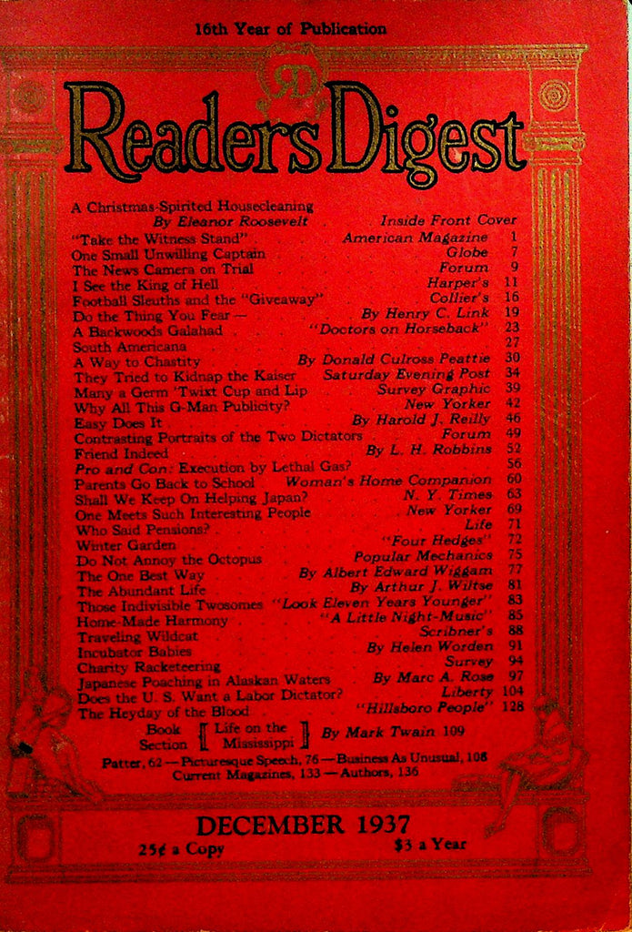 Reader's Digest December 1937
