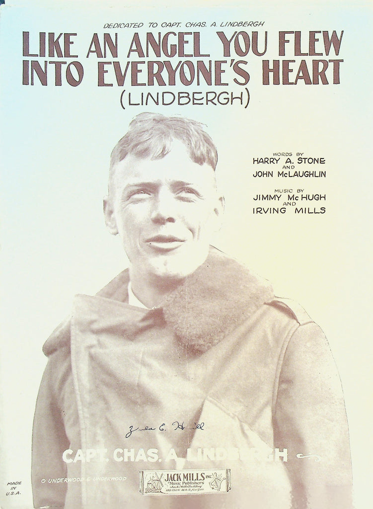Like an Angel You Flew Into Everyone's Heart Charles Lindbergh