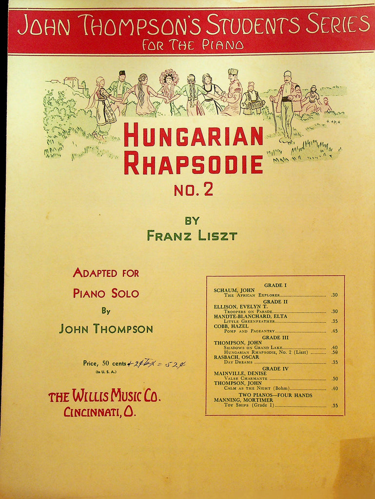 Hungarian Rhapsodie #2 by Franz Liszt