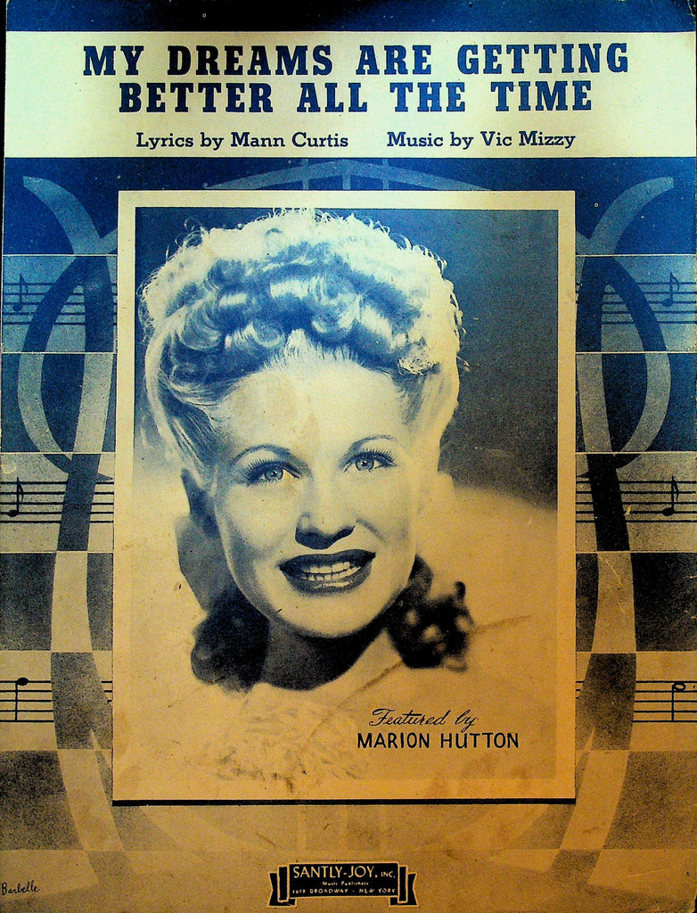 My Dreams Are Getting Better All the Time Sheet Music