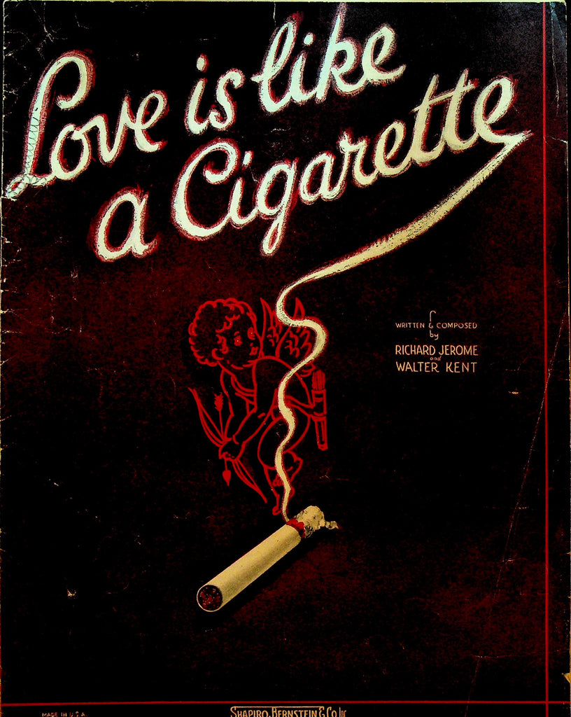 Love is Like a Cigarette Sheet Music