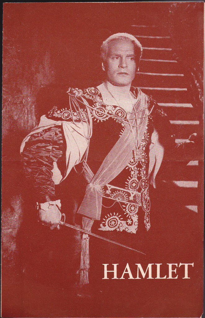Laurence Olivier in Hamlet by William Shakespeare program0