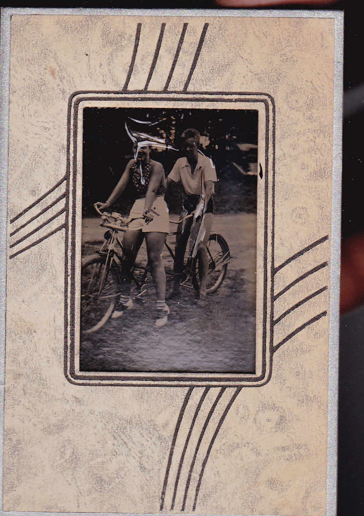 Bicycle photograph- Peg & Junior Ricter- He Was Killed in the War 0