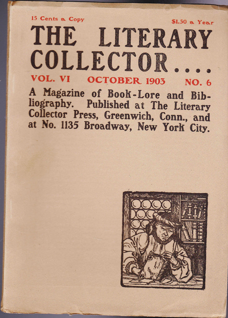 The Literary Collector Rudyard Kipling George H Sargent October 1903 Magazine0