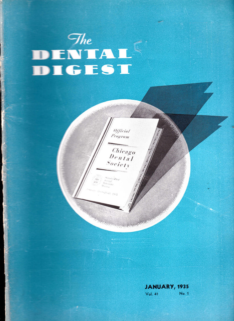 The Dental Digest Lot of 10 issues 1935 Fourth Molar Anomaly Root Canal Therapy0