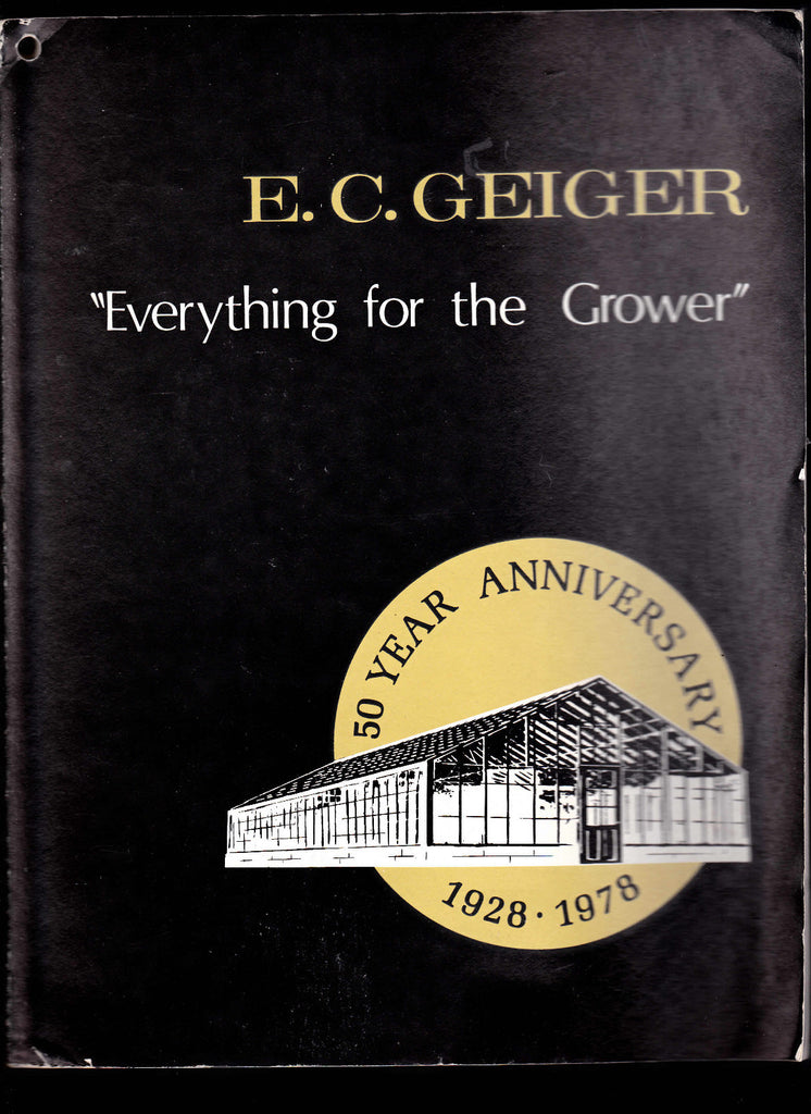 1978 EC Geiger Everything for the Grower Catalog 168 pages 0