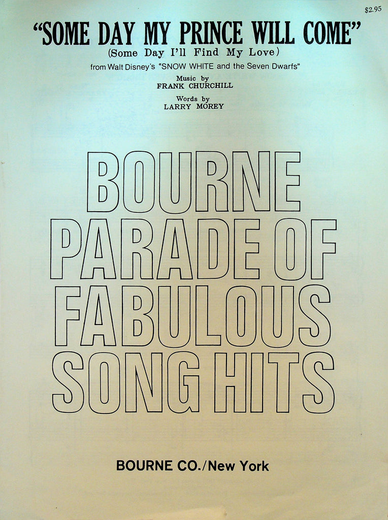 Some Day My Prince Will Come Sheet Music