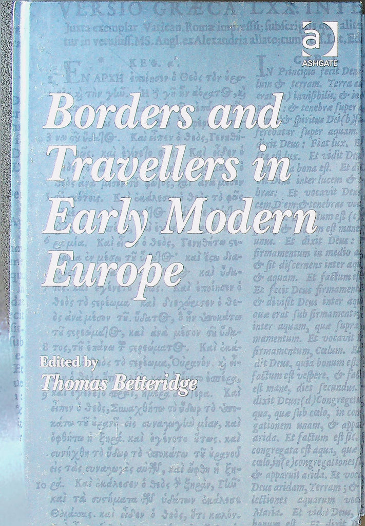 Borders and Travellers in Early Modern Europe
