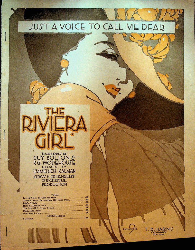 Just a Voice to Call Me Dear Sheet Music from the Riviera Girl