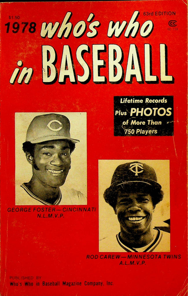 Who's Who in Baseball 1978