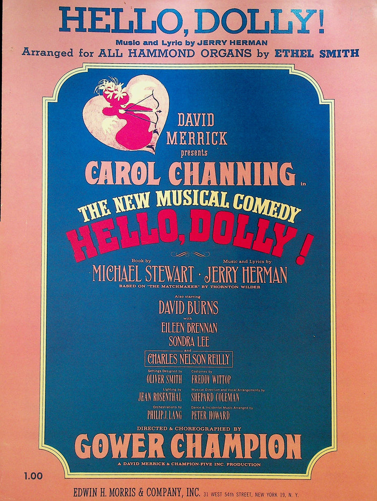 Hello Dolly Sheet Music for All Hammond Organs