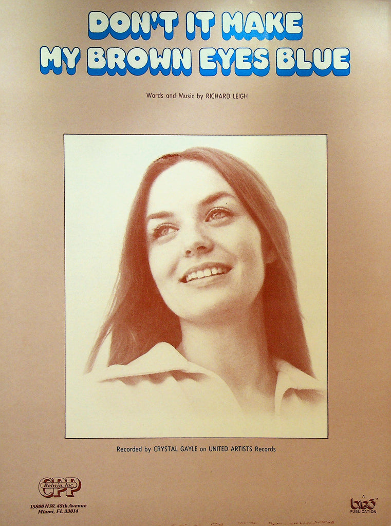 Don't It Make My Brown Eyes Blue Sheet Music