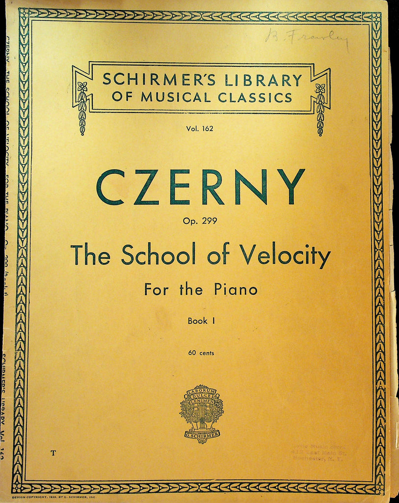 Czerny Opus 299