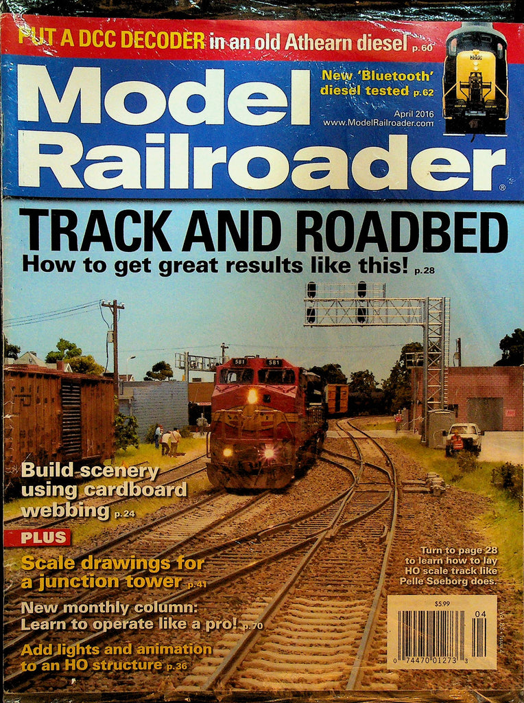 Model Railroader Magazine April 2016